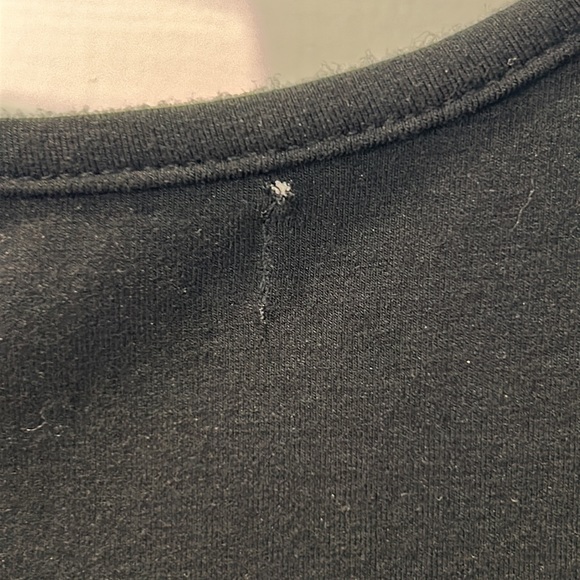 Maxi black dress with sheer panel detailing - Picture 5 of 5